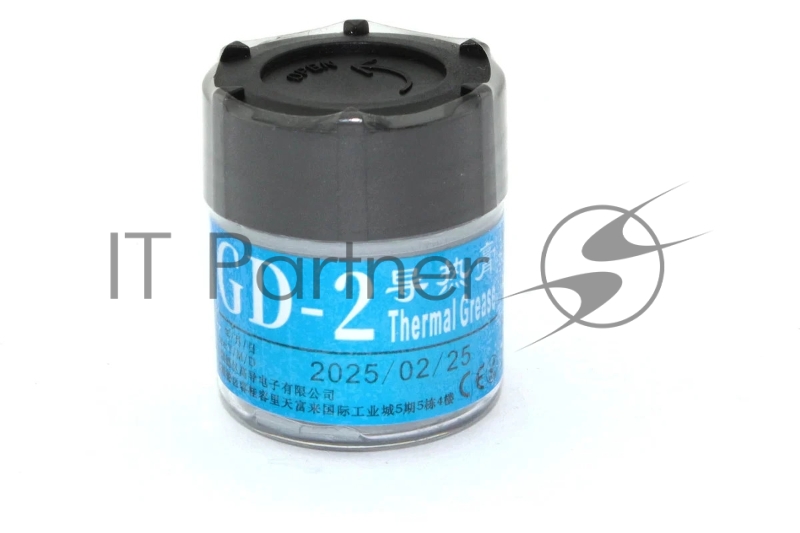 Термопаста GD-2, 30 г, 7.5 Вт/(м⋅К), банка