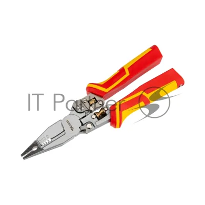 Плоскогубцы многофункциональные диэлектрические с тестером Kranz PRO 210 мм