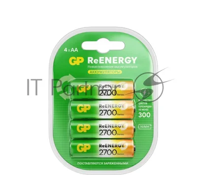 Аккумулятор GP 270AAHCRGY-2CRCB4 AA NiMH 2650mAh (4шт)