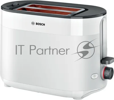 Тостер Bosch TAT2M121 белый, 950 Вт, 2 слота