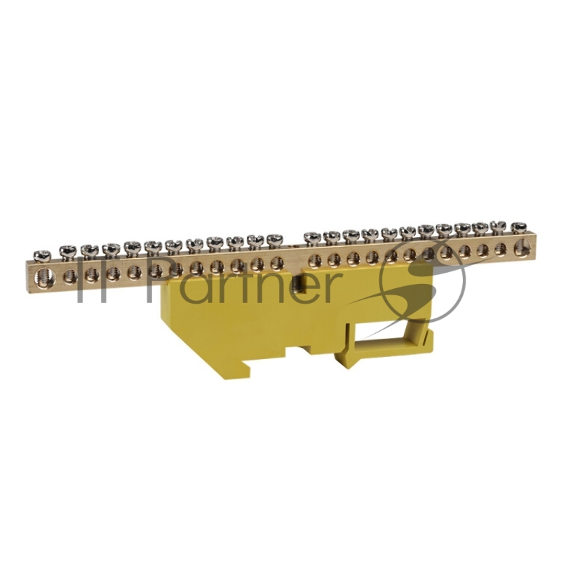 Шина нулевая с изолятором OptiKit BB-D-PE-DIN-24-6х9-желтый