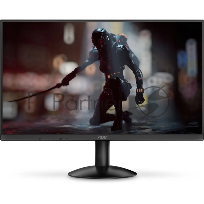Монитор 23.8" AOC Value Line 24B30HM2 VA 1920x1080, 100 Гц, 4 мс, 16:9, 250 кд/м², HDMI 1.4, VGA, Adaptive-Sync, черный