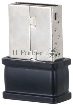 Сетевой USB-адаптер Dahua DH-NC300/Wi-Fi 2.4 ГГц 802.11AX 300M/MU-MIMO/USB 2.0/Plug & Play/черный (DH-NC300)