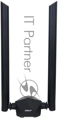 Сетевой адаптер Dahua DH-NC1800/Wi-Fi 802.11ax/2.4 ГГц до 574 Мбит.с + 5 ГГц до 1201 Мбит.с/2 антенны/USB 3.0/черный (DH-NC1800)