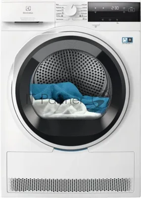 Сушильная машина Electrolux EW8D384HE белый, 8 кг, сушка - конденсационная (тепловой насос), программ - 12, 59.6 x 85 x 63.8 см (пан.англ.)