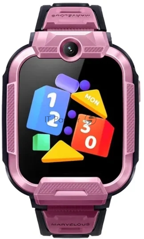 Детские умные часы Mibro Kids Z5, 1.69" TFT, 4G, Bluetooth, 2ATM/WR20, розовый