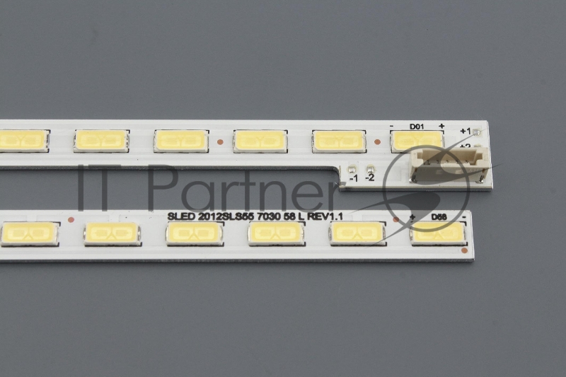 Светодиодная подсветка TV 55" Sony KDL-55HX750 2012SLS55 7030 58 (комплект 2шт)