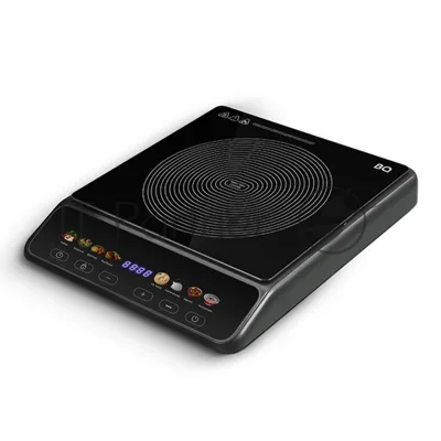 Плита настольная электрическая BQ HP114B черный, 2 кВт, индукция, конфорки - 1, стеклокерамика, сенсор