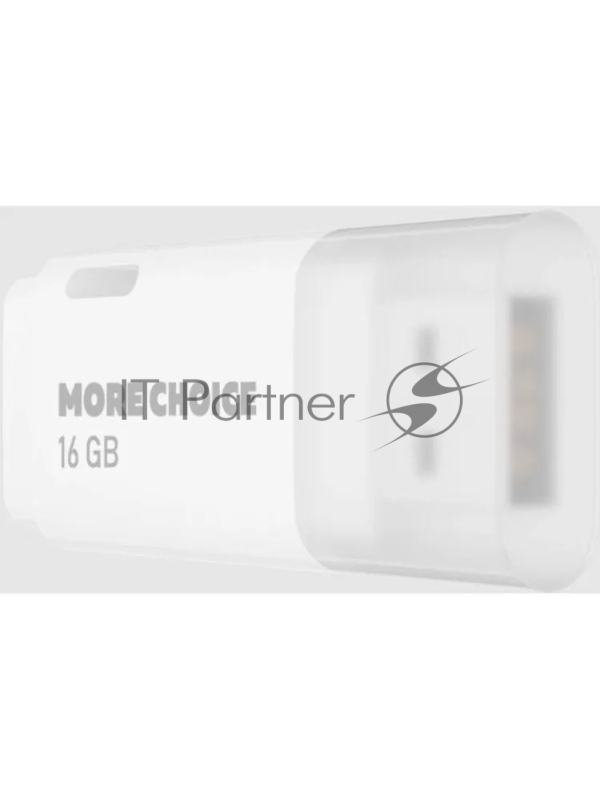 Флешка USB More Choice MF16 white (4610196405136), 16Gb, USB 2.0, R/W 15/6, белый