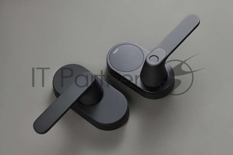 Умный замок Aqara Smart Door Lock U300 навесной разбл.отпеч.паль./код/пар/NFC/прил/мех.кл черный (DL-D02D BL)