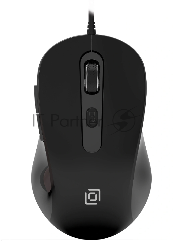 Мышь проводная Oklick 211M черный, 2400 dpi, USB, кнопки - 6