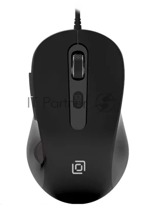 Мышь проводная Oklick 211M черный, 2400 dpi, USB, кнопки - 6