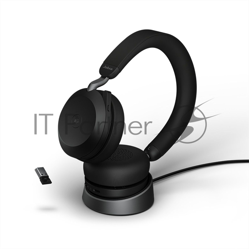 Гарнитура Jabra Evolve2 75 чёрный, беспроводная, Bluetooth, до 36 ч