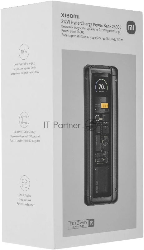 Портативный аккумулятор Xiaomi 212W HyperCharge Power Bank 25000mAh GL