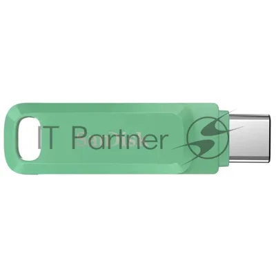 Флешка USB SanDisk SDDDC3 128Gb, USB3.1 Type-C, зеленая