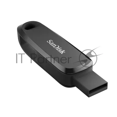 Флешка USB SanDisk SDDDC6 (SDDDC6-128G-G46), 128Gb USB3.2/Type-C, R/W 100/30, черная