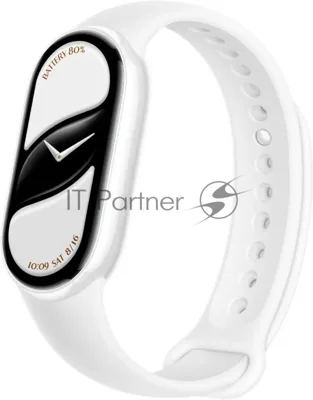 Фитнес-браслет Xiaomi Smart Band 10 Ceramic Edition, 1.72", AMOLED, Bluetooth, IPX8, жемчужно-белый