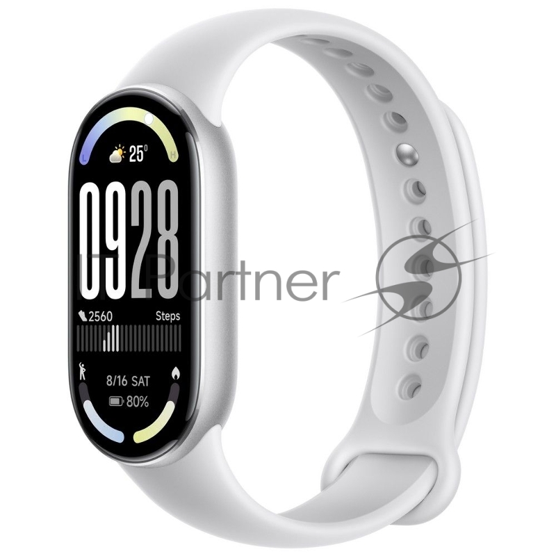 Фитнес-браслет Xiaomi Smart Band 10, 1.72" AMOLED, Bluetooth, IP68, серебристый