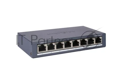 Коммутатор Hikvision DS-3E0508-O(O-STD), 8×1 Гбит/с, неуправляемый