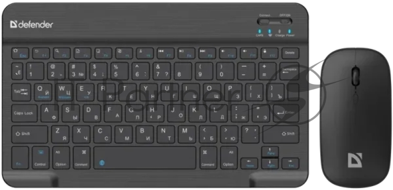 Комплект клавиатура+мышь Defender Network C-971 беспроводной, Bluetooth, 1600 DPI, чёрный