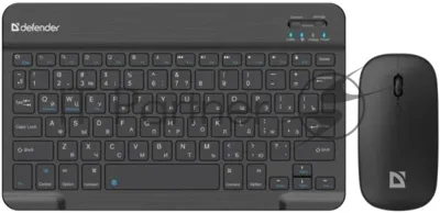 Комплект клавиатура+мышь Defender Network C-971 беспроводной, Bluetooth, 1600 DPI, чёрный