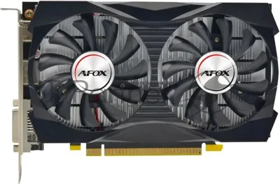 Видеокарта AFOX GeForce GTX 1050, 4 GB GDDR5, 128 bit, VGA, DVI-D, HDMI, GPU 1354 MHz