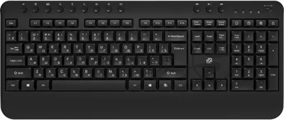 Клавиатура Oklick K257W беспроводная, радиоканал, чёрный