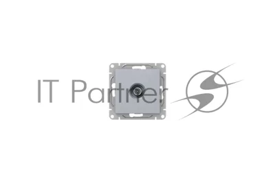 Механизм розетки TV EKF Эпика UP1-SOA-TV-3, оконечная, алюминий