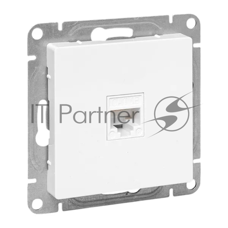 Механизм розетки RJ45 (cat5) EKF UP1-SOW-RJ45-5 белый Эпика