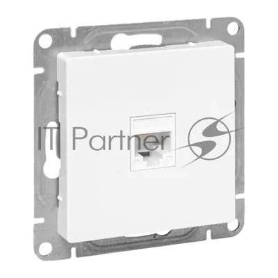 Механизм розетки RJ45 (cat5) EKF UP1-SOW-RJ45-5 белый Эпика
