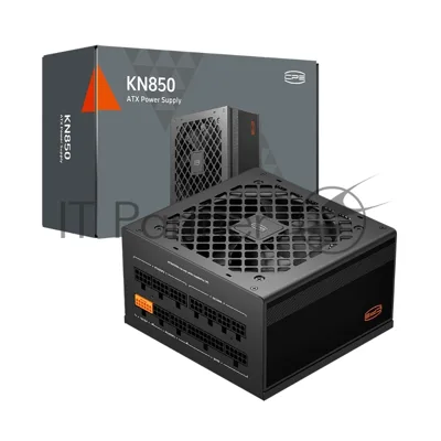 Блок питания ПК/Power Supply PCCooler, 850W 80 PLUS Gold (ATX, 3.1, Full modular, 1x24(20+4)pin, 2xCPU 8(4+4)pin, 3xPCIe*2 8(6+2)pin, 1x12VHPWR, 7xSATA*3, 2xMOLEX4pin, Active, 120x120мм, 140x150x86мм, APFC, OVP/UVP/SCP/OPP/OCP/OTP/SPD, black)