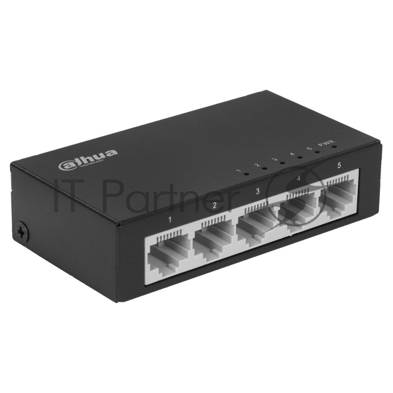 Коммутатор Dahua DH-PFS3005-5ET, 5×100 Мбит/с, неуправляемый