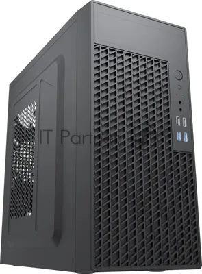 Компьютерный корпус с блоком питания Foxline 450Вт./Case Forza mATX, 450W, 2xUSB 2.0+2xUSB 3.0, Black, w/o FAN, 8 см fan PSU, power cord