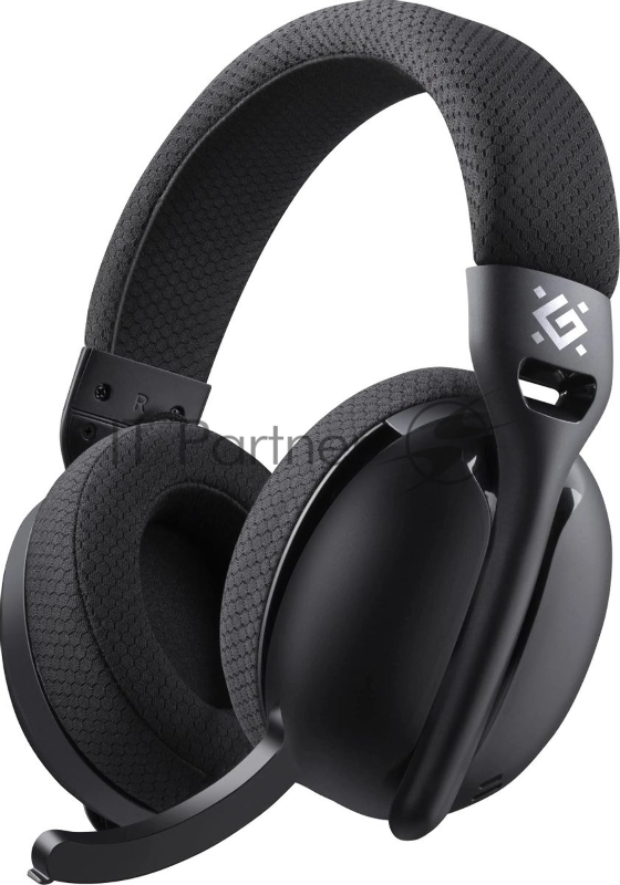 Гарнитура Defender Triple чёрный, беспроводная + проводная, Bluetooth, USB / USB-C, до 48 ч