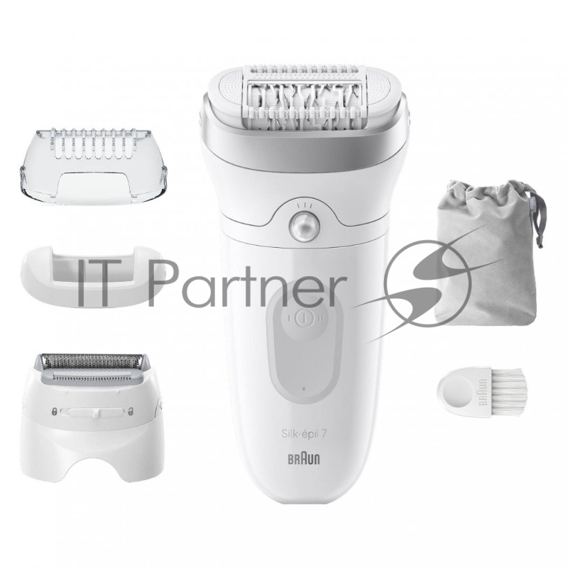 Эпилятор BRAUN SE7-041 белый/серебристый