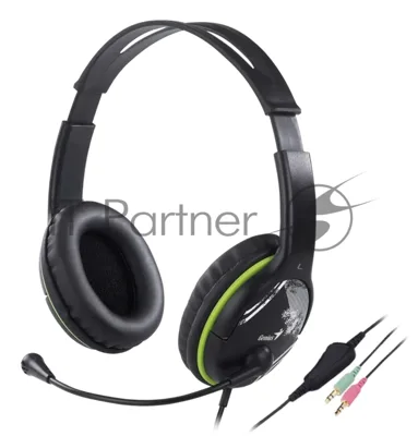 Гарнитура Genius HS-400A черный, проводная
