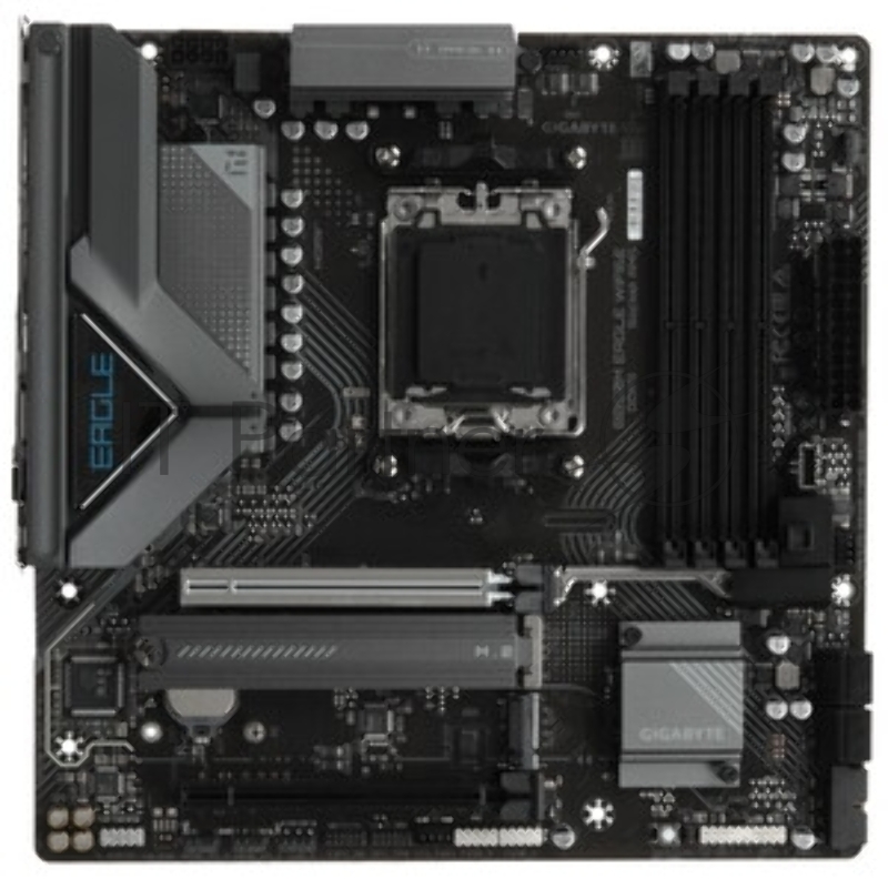 Материнская плата GIGABYTE B850 EAGLE WIFI6E, AM5, AMD B850, 4xDDR5, 4xSATA, 3xM.2, 1xPCIe 5.0 x16, DisplayPort, HDMI, 1x1Gb LAN, USB Type-C, Wi-Fi 6E, Bluetooth, 3x3.5 мм, 7.1, ATX