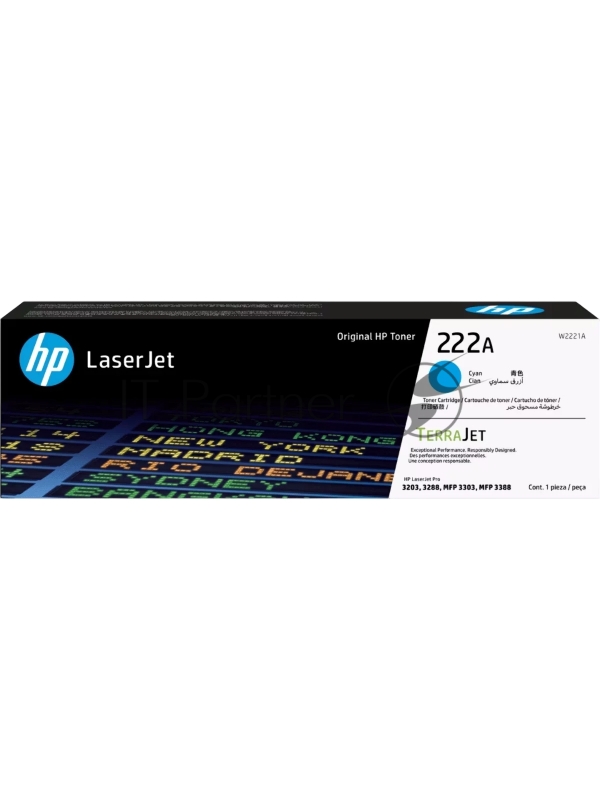 Тонер-картридж HP 222A Cyan Toner