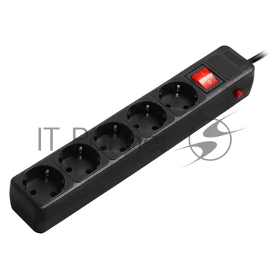 Сетевой фильтр Smartbuy (SBSP-5-18-K) 5 гн х 1,8 м черный