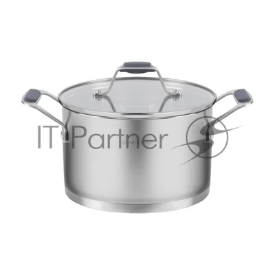 Кастрюля Maunfeld Madison MF30MS01CR из нержавеющей стали со стеклянной крышкой, 18см, 2,6л.
