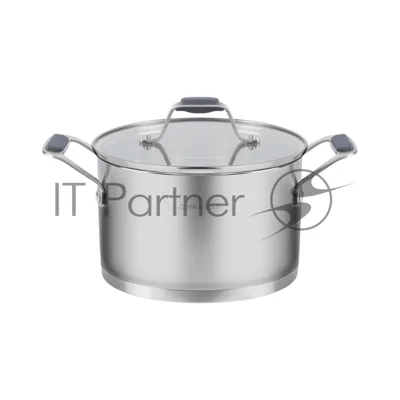 Кастрюля Maunfeld Madison MF20MS01CR из нержавеющей стали со стеклянной крышкой, 16см, 1,9л.