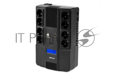 Источник бесперебойного питания Бастион SKAT-UPS 1000-AID-IN-1x9-8 600Вт 1000ВА черный