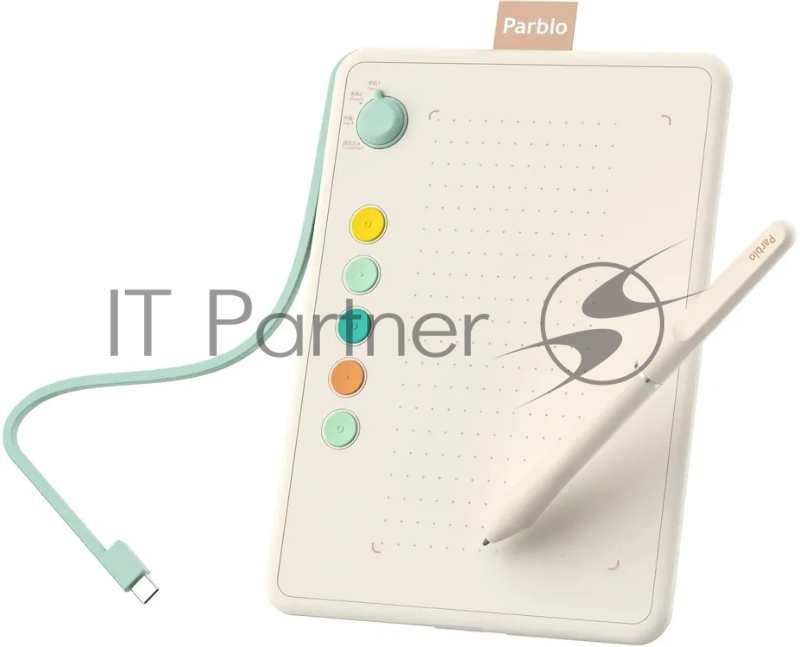 Графический планшет Parblo Ninos Q, 8192 уровней, USB Type-C