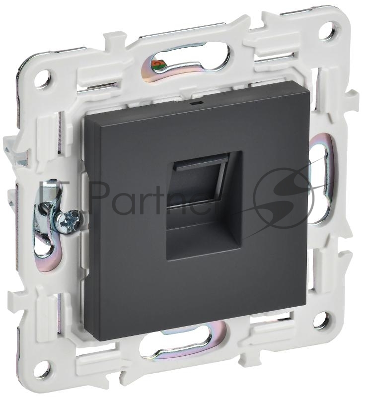 Розетка компьютерная RJ45 кат.5E SK-K01T IEK SKANDY Титан