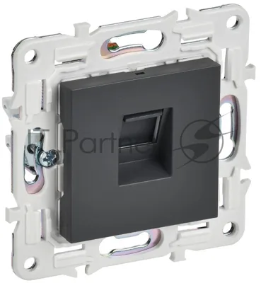 Розетка компьютерная RJ45 кат.5E SK-K01T IEK SKANDY Титан