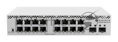 Коммутатор MikroTik CSS318-16G-2S+IN, 16×1 Гбит/с + 2×10 Гбит/с SFP+, управляемый