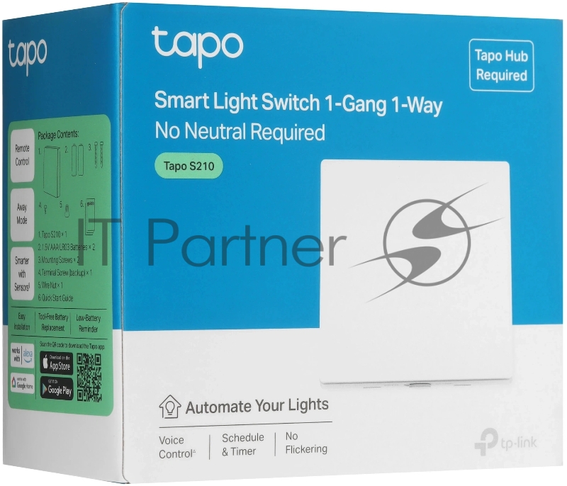 Умный выключател TP-Link Tapo S210