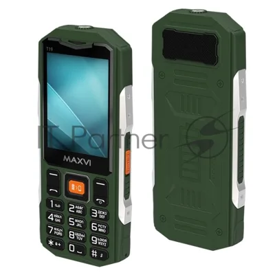Мобильный телефон Maxvi T19 зеленый