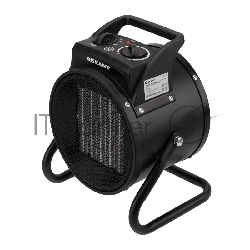 Пушка тепловая электрическая, круглая Rexant 60-0016, PTC, 3кВт