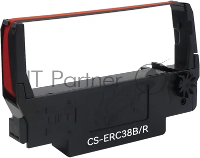 Картридж матричный Cactus CS-ERC38B/R черный/красный для Epson ERC 30/34/38, UT2000/4000